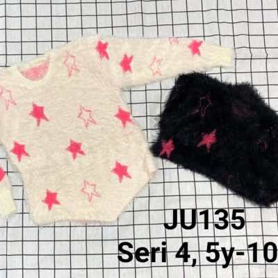 JU135-Sweater Bulu Star-Seri 4