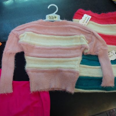 JU6-Sweater Bulu Garis-Seri 4