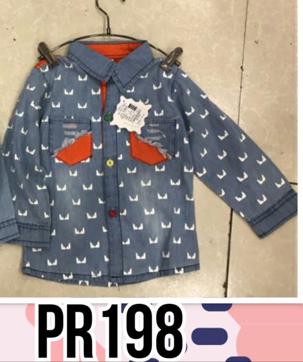 PR198-Kemeja Semi Jeans-Seri 4