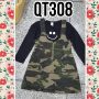QT308-Baju Overall Army (2in1)-Seri 5