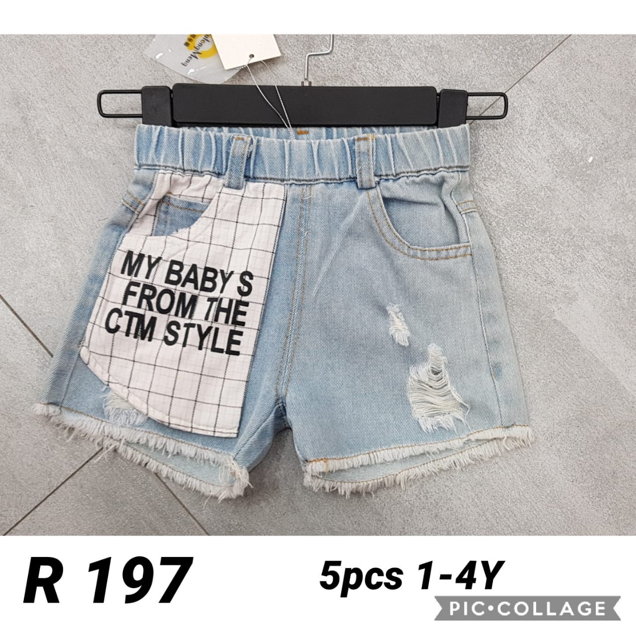 R197-Hotpant Jeans-Seri 5