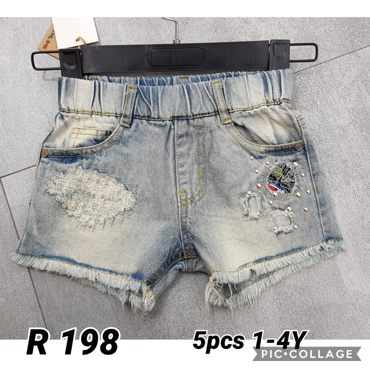 R198-Hotpant Jeans-Seri 6