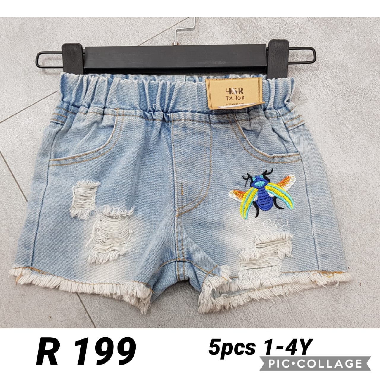 R199-Hotpant Jeans-Seri 5