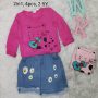 SQ346PR177-Baju Rok Jeans (2in1)-Seri 4