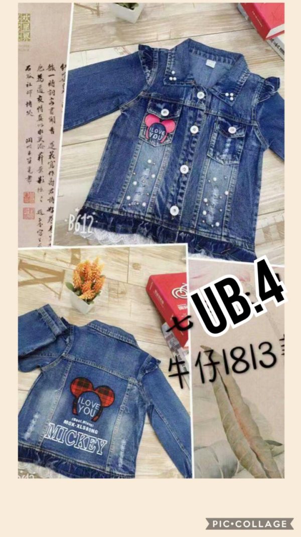 UB4 Jaket Jeans Seri 4 Uk. 4 7th @110rb winkionline
