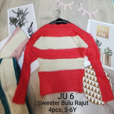 JU6-Sweater Bulu Rajut-Seri 4