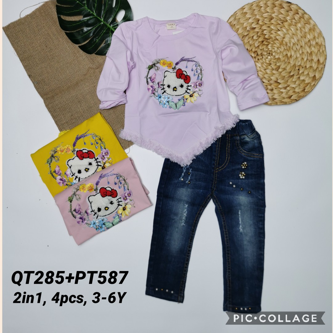 QT285PT587-Baju Celana (2in1)-Seri 4