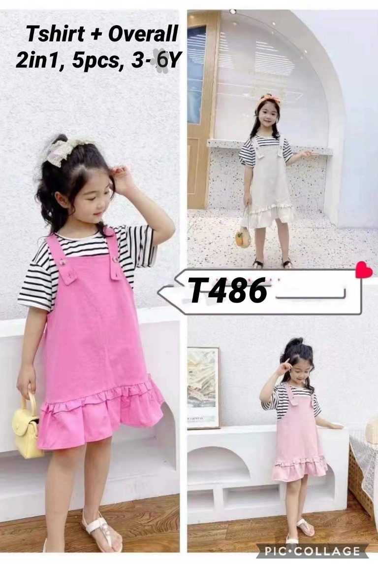 T486-Baju Overall (2in1)-Seri 5