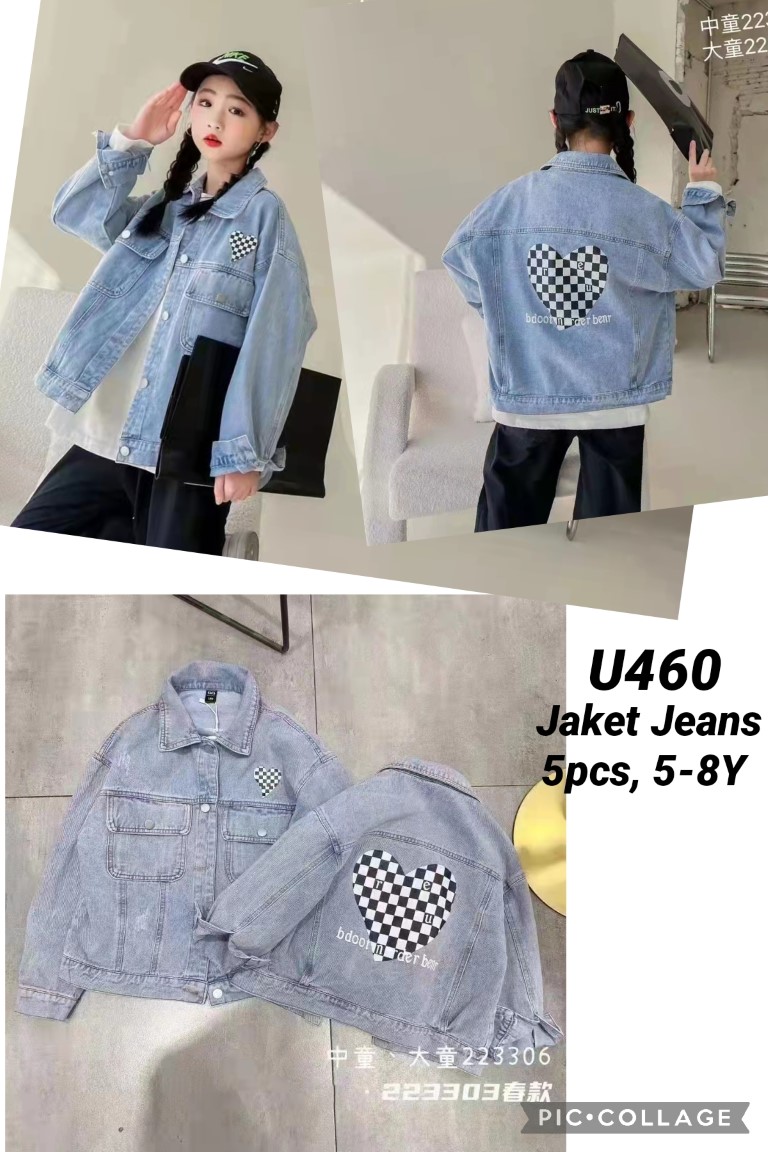 U460-Jaket Jeans BIG-Seri 5