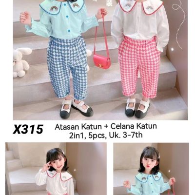 X315-Baju Celana (2in1)-Seri 5
