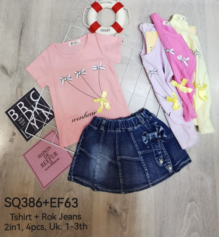 SQ386EF63-Baju Rok Jeans (2in1)-Seri 4