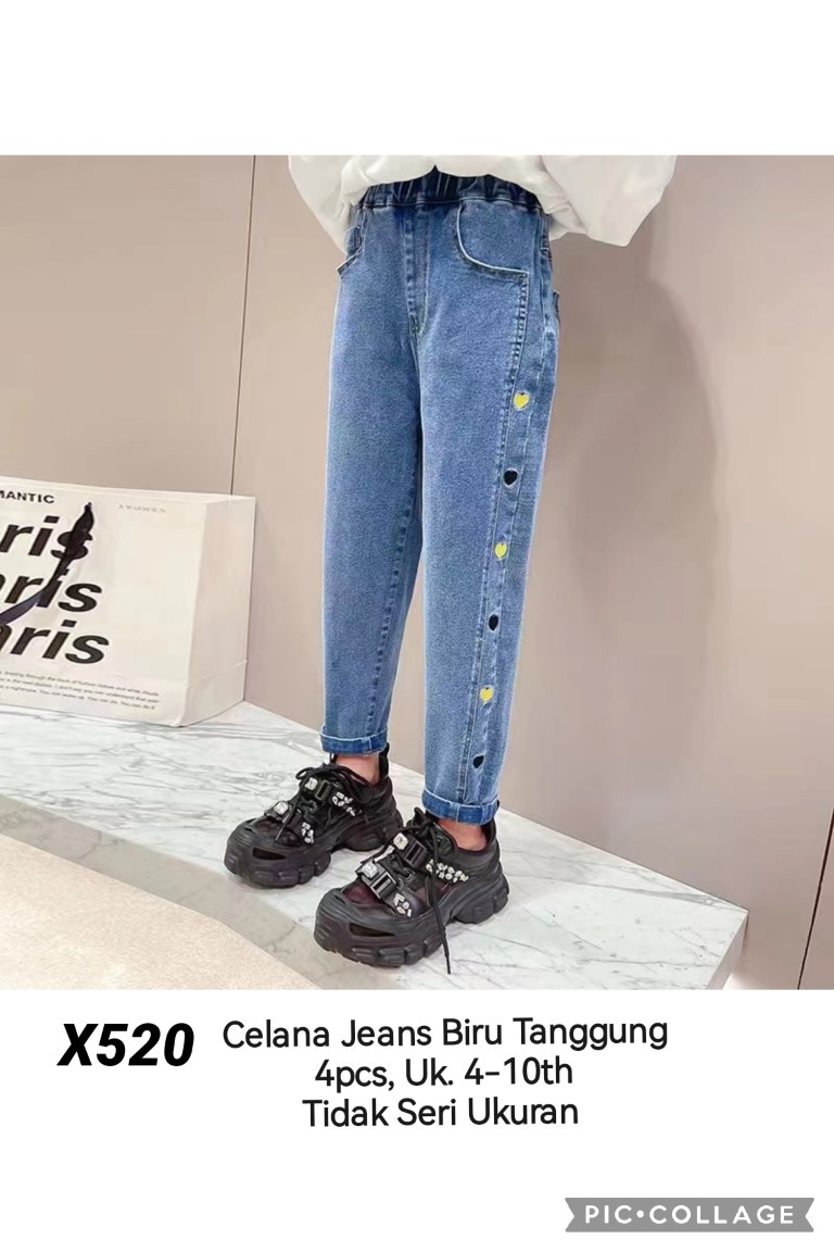 X520-Celana Jeans Tanggung-Seri 4