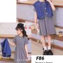 F86-Dress Rompi Jeans (2in1)-Seri 5