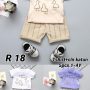 R18-Baju Celana Katun (2in1)-Seri 5