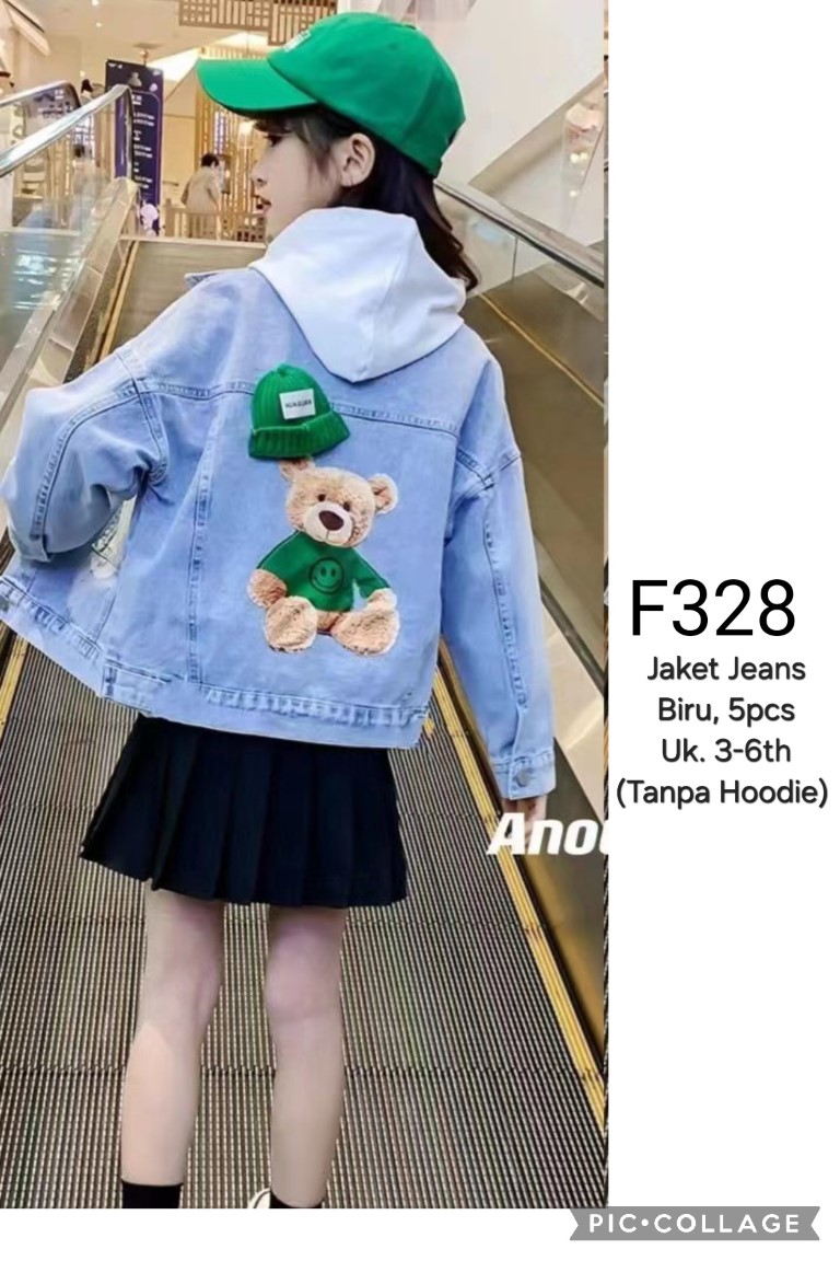 F328-Jaket Jeans (No Hoodie)-Seri 5