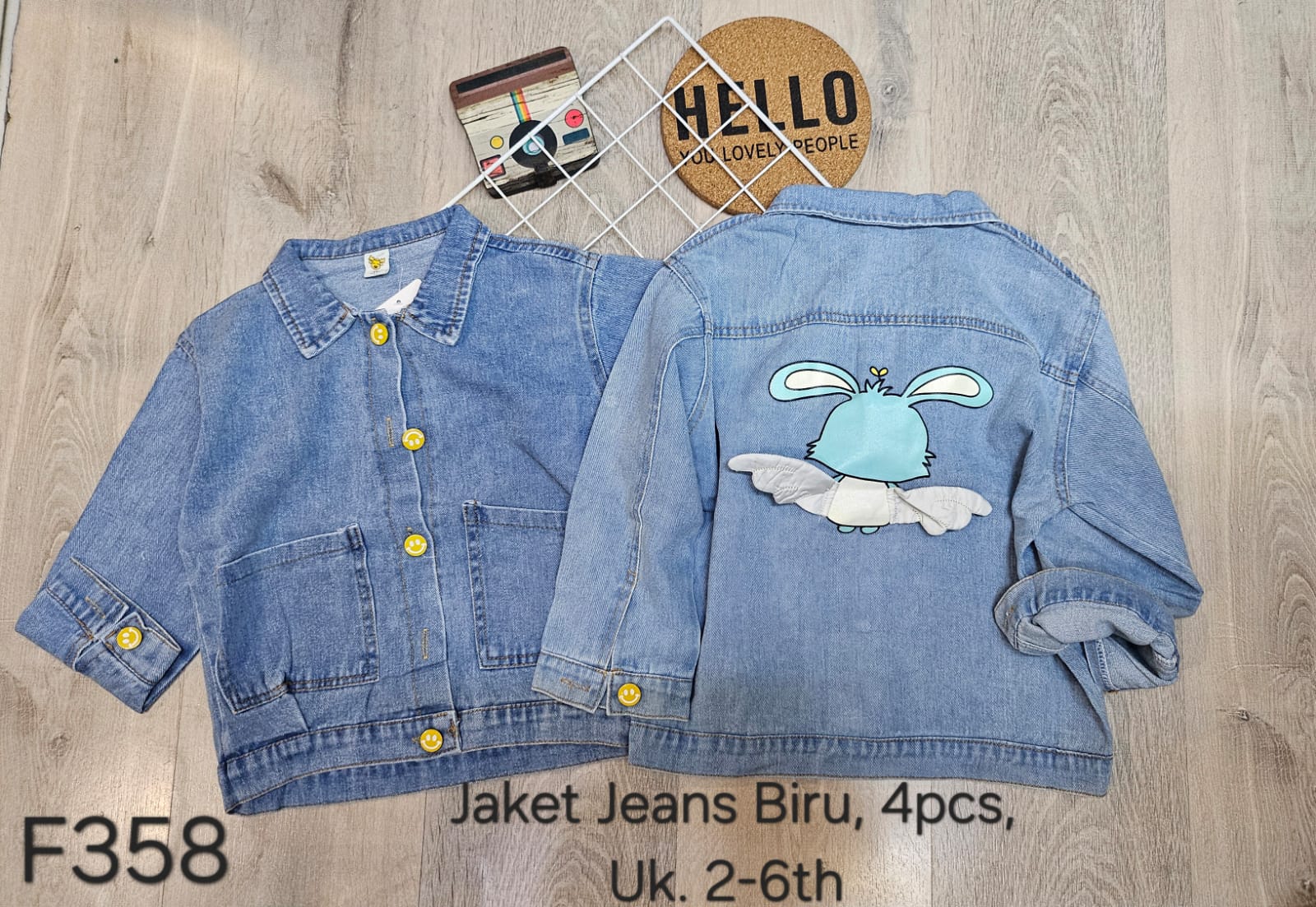 F358-Jaket Jeans-Seri 4