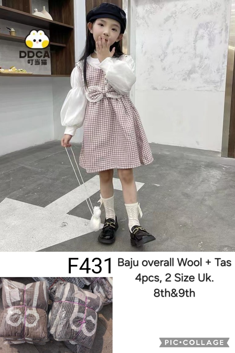 F431-Baju Overall Wool Tas-Seri 4