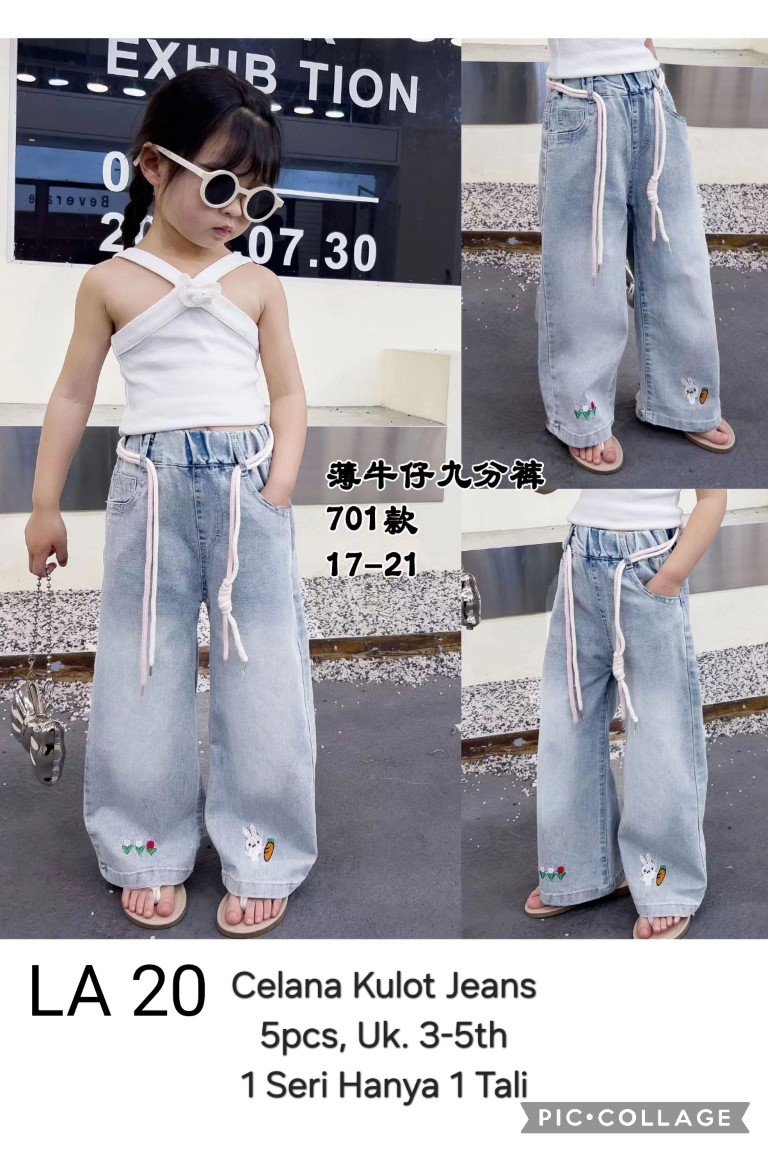 LA20-Celana Kulot Jeans-Seri 5