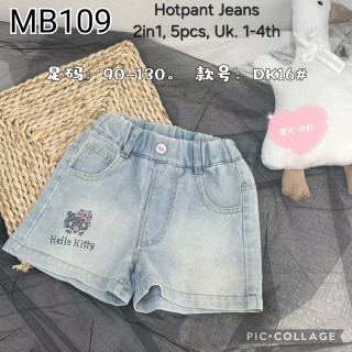 MB109-Hotpant Jeans Biru-Seri 5