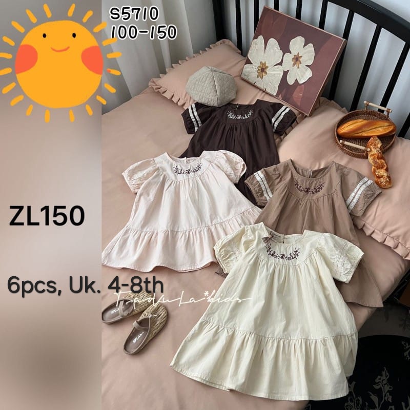 ZL150-Dress Katun Linen-Seri 6