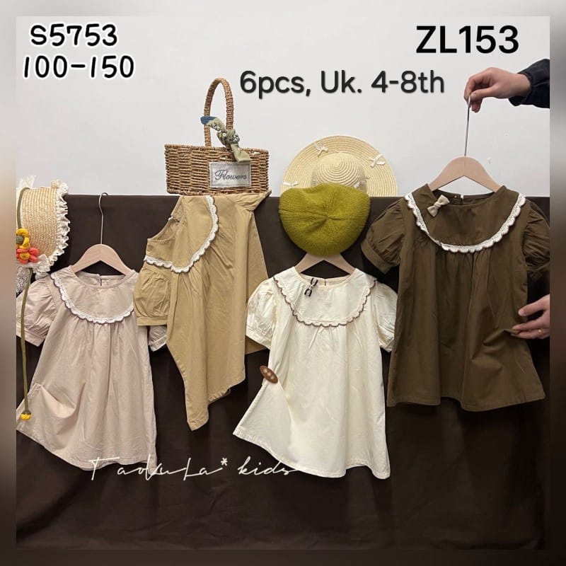 ZL153-Dress Katun Linen-Seri 6