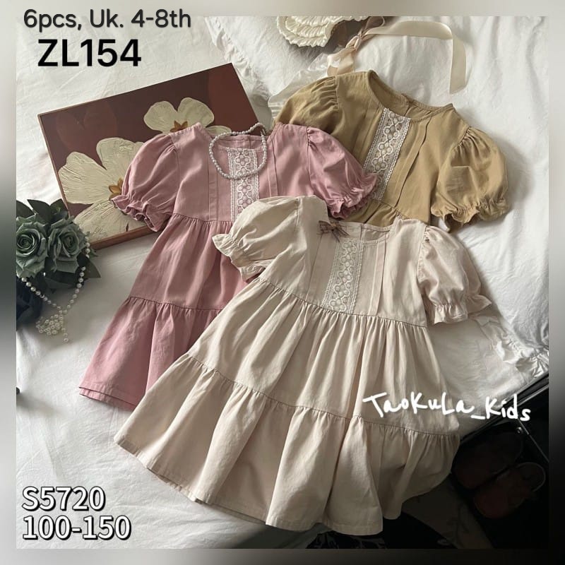 ZL154-Dress Katun Linen-Seri 6