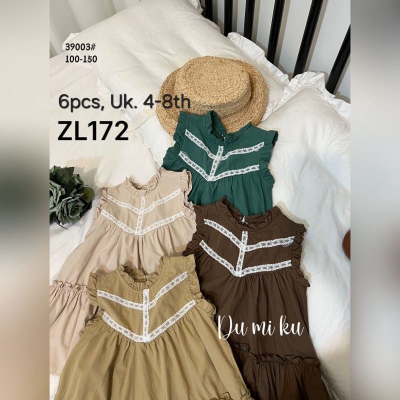 ZL172-Dress Katun Linen-Seri 6