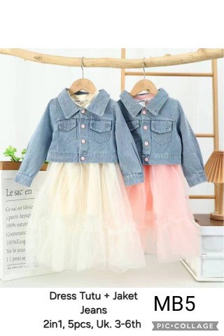 MB5-Dress Tutu Jaket Jeans (2in1)-Seri 5