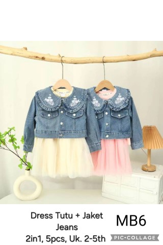 MB6-Dress Tutu Jaket Jeans (2in1)-Seri 5