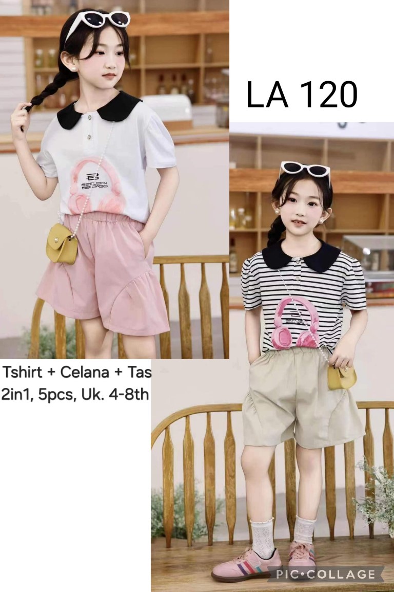 LA120-Baju Celana Tas (2in1)-Seri 5
