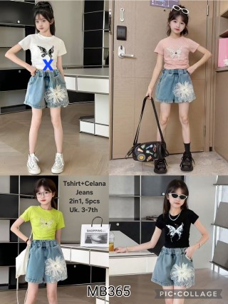 MB365-Baju Celana Jeans (2in1)-Seri 5