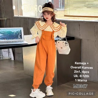 MB367-Kemeja Overall Kanvas (2in1)-Seri 4