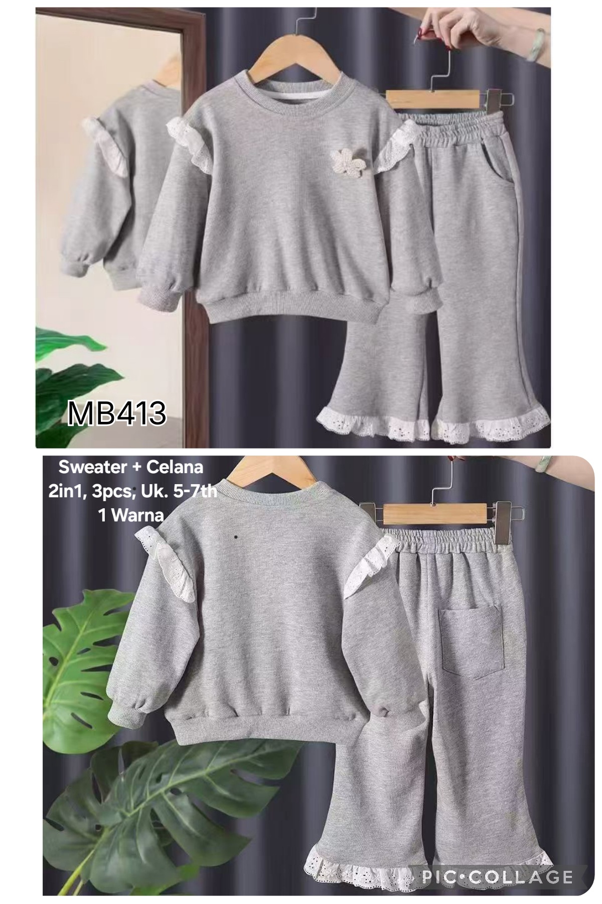 MB413-Baju Sweater Celana (2in1)-Seri 3