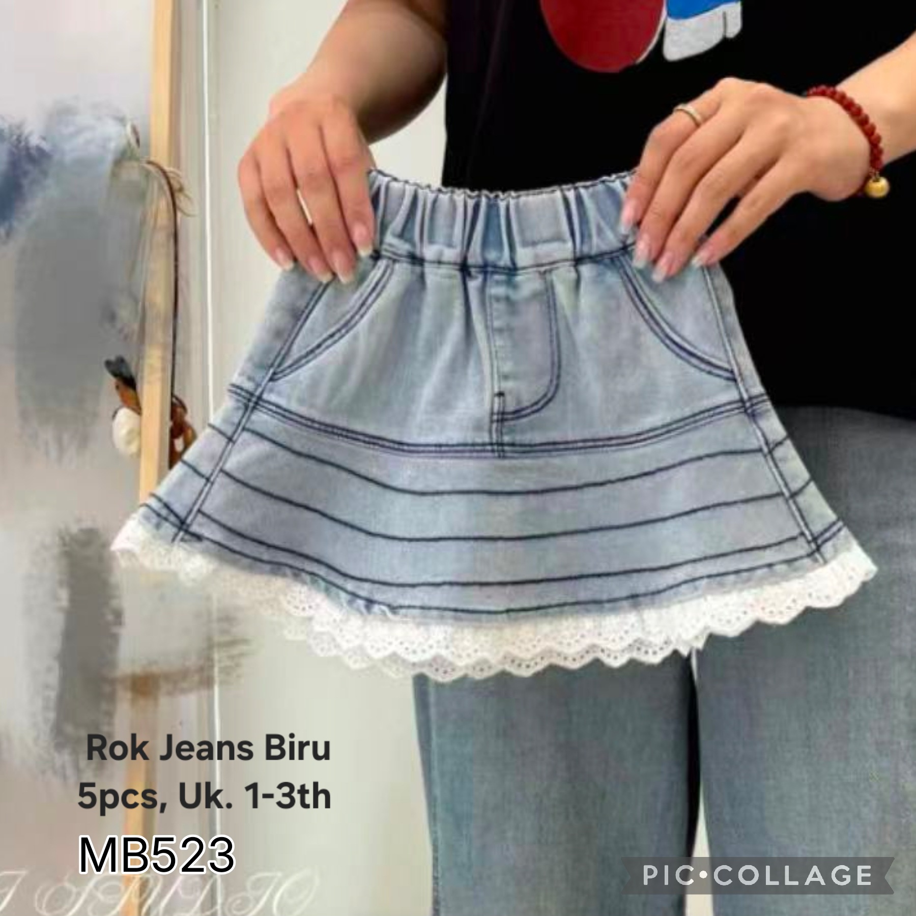 MB523-Rok Jeans Biru-Seri 5