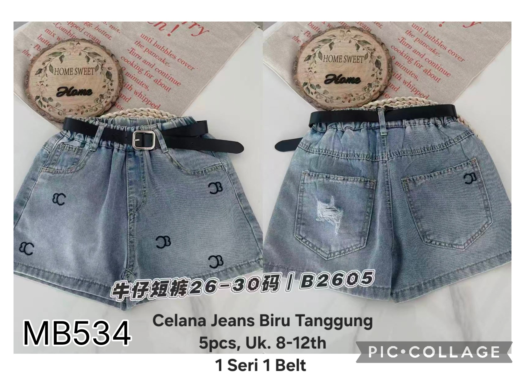 MB534-Hotpant Jeans-Seri 5