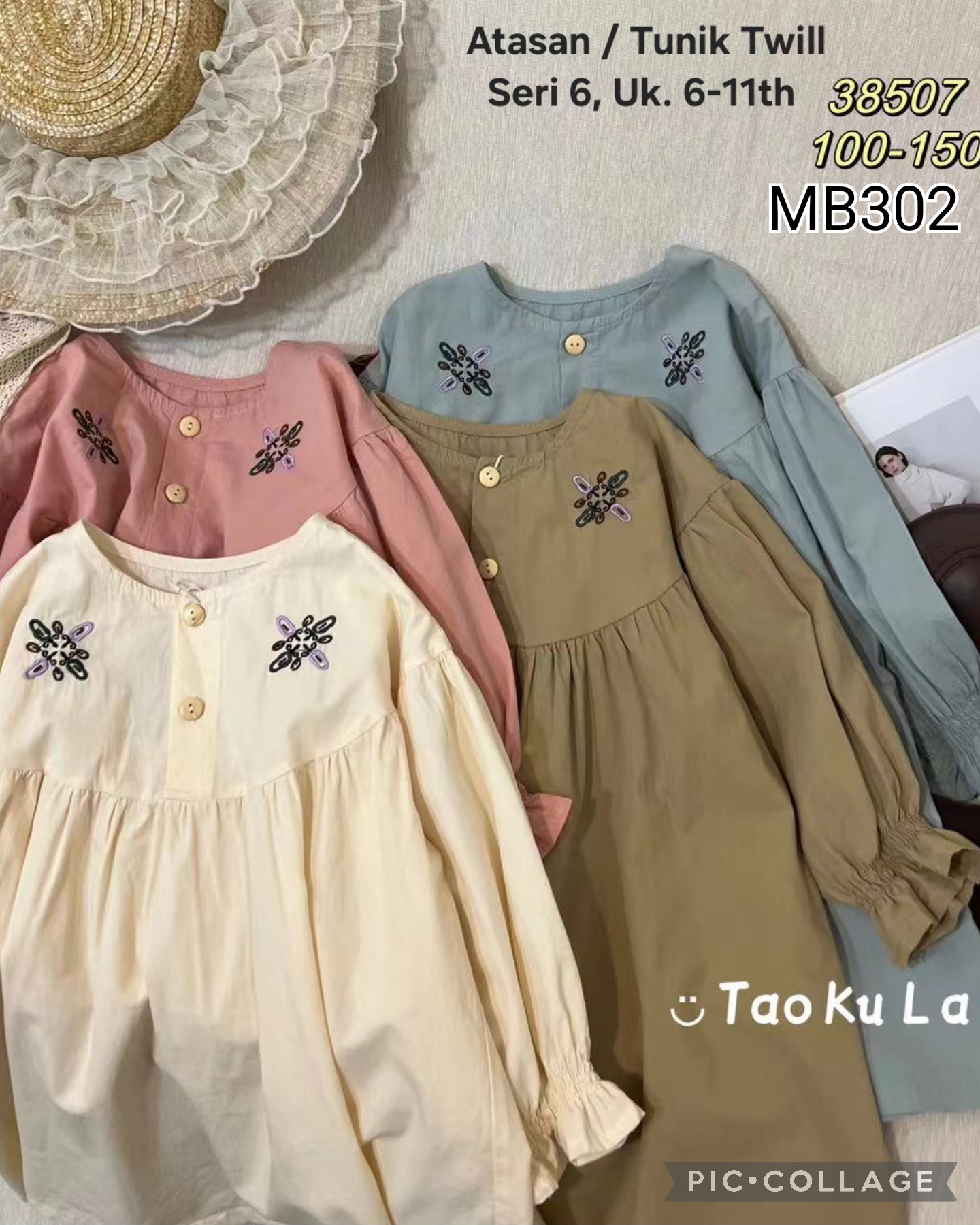 MB302-Baju Tunik Twill-Seri 6