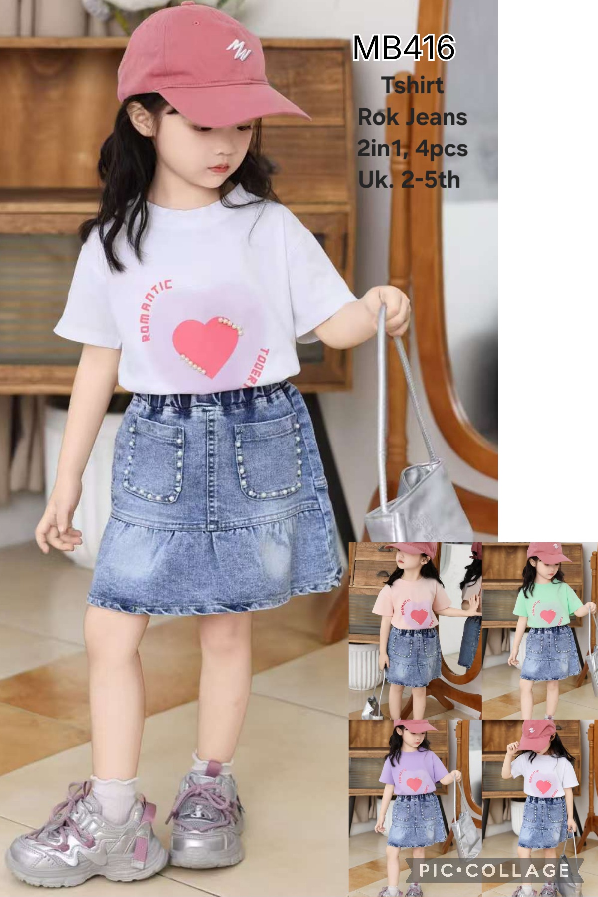 MB416-Baju Rok Jeans (2in1)-Seri 4
