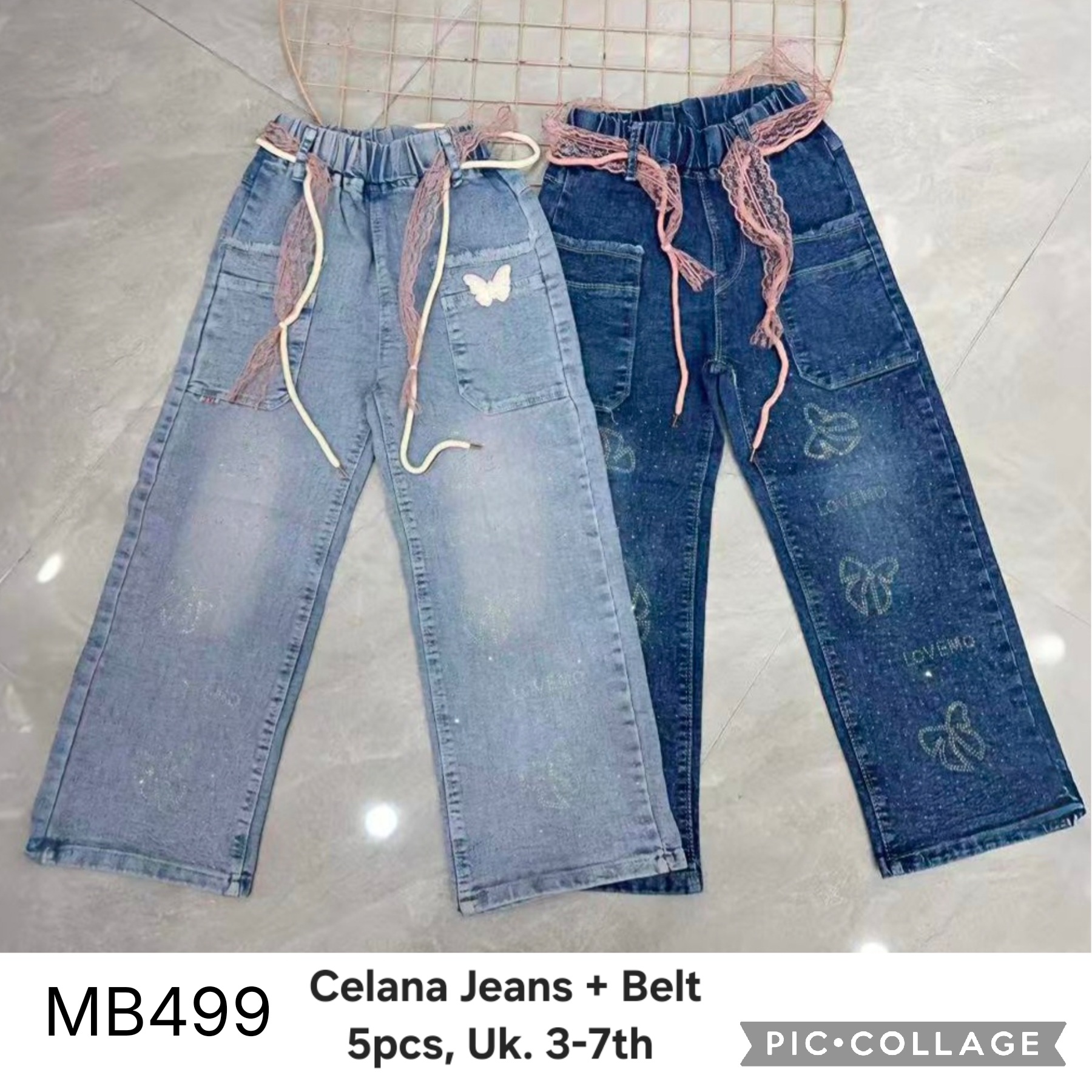 MB499-Celana Jeans Belt-Seri 5