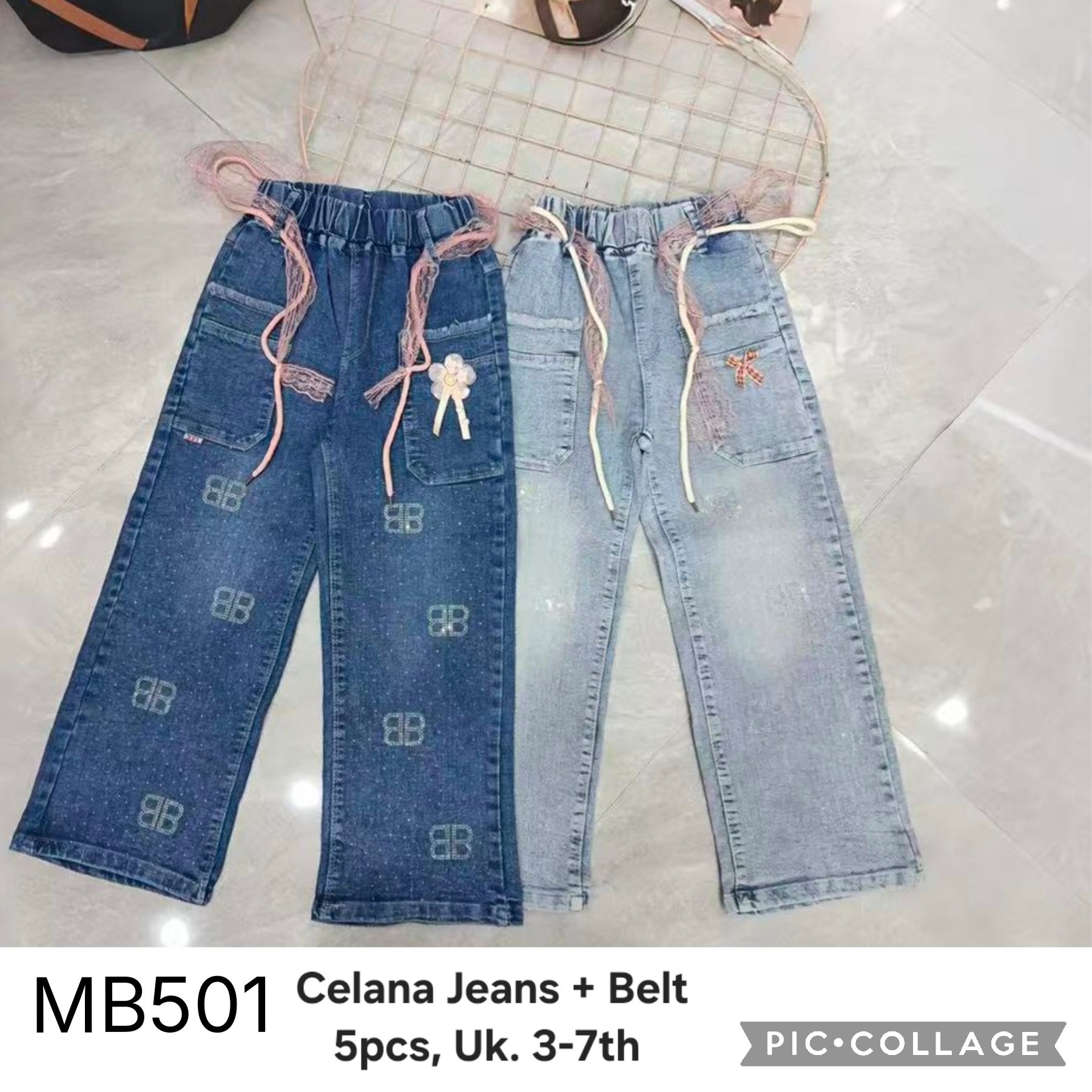 MB501-Celana Jeans Belt-Seri 5