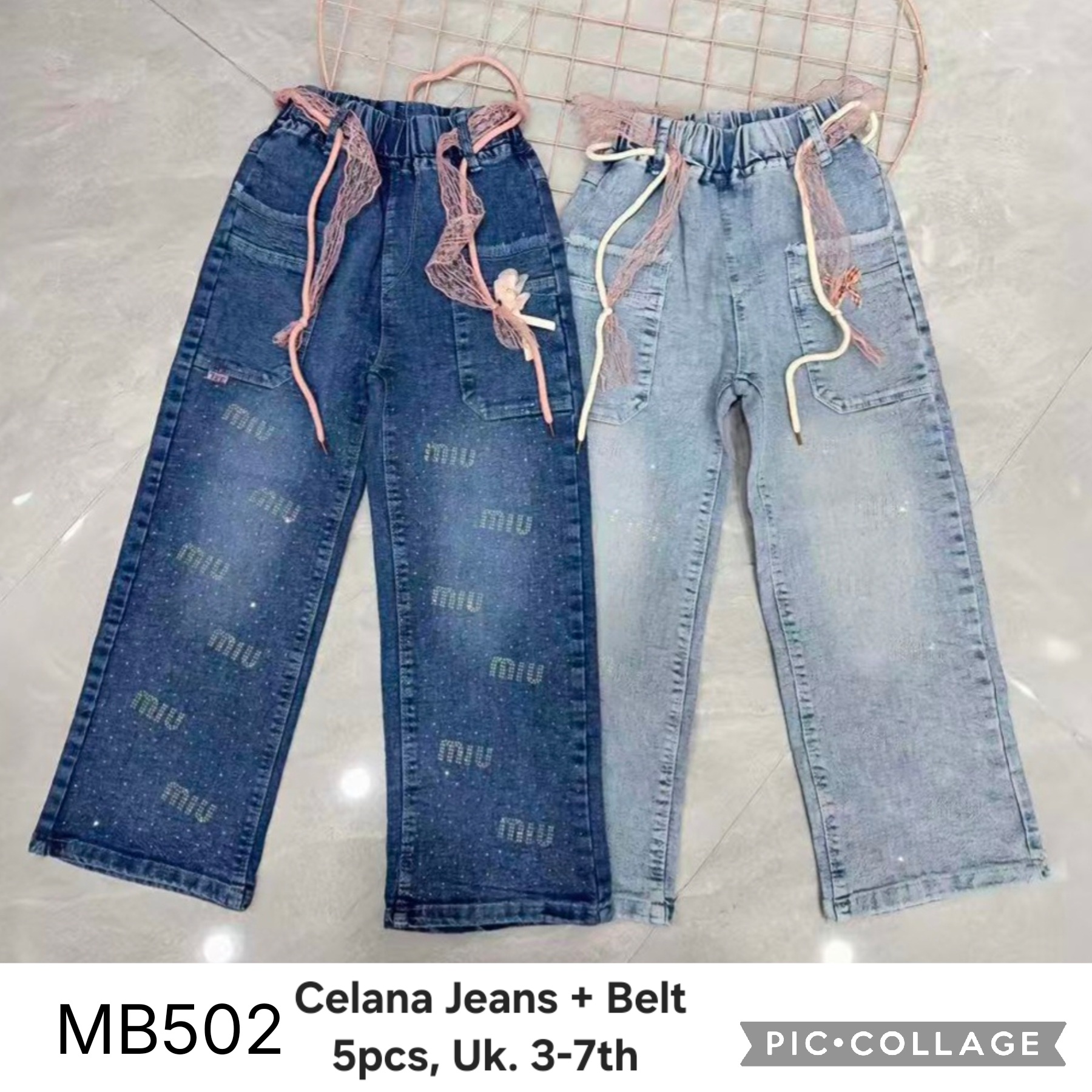 MB502-Celana Jeans Belt-Seri 5