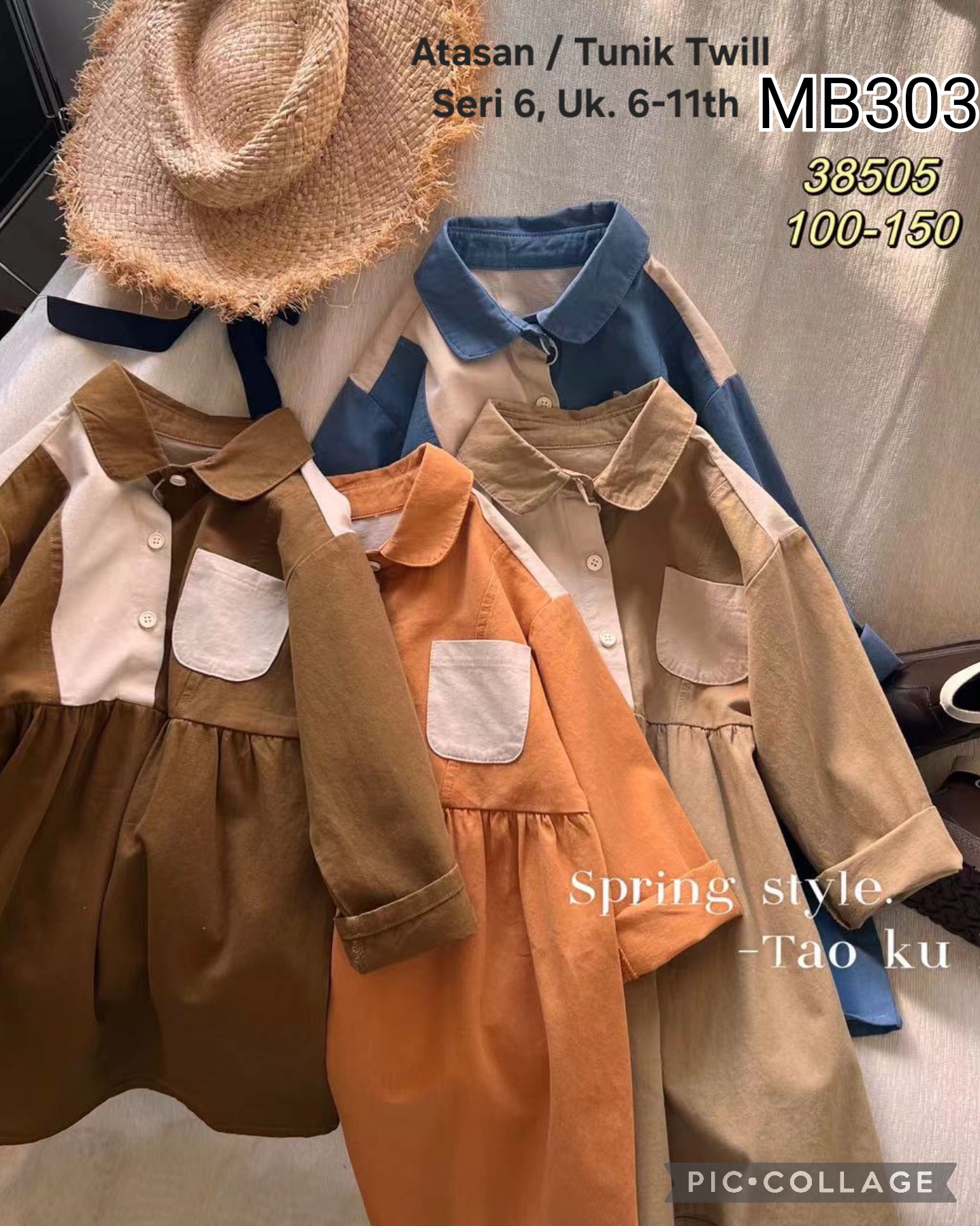 MB303-Baju Tunik Katun-Seri 6