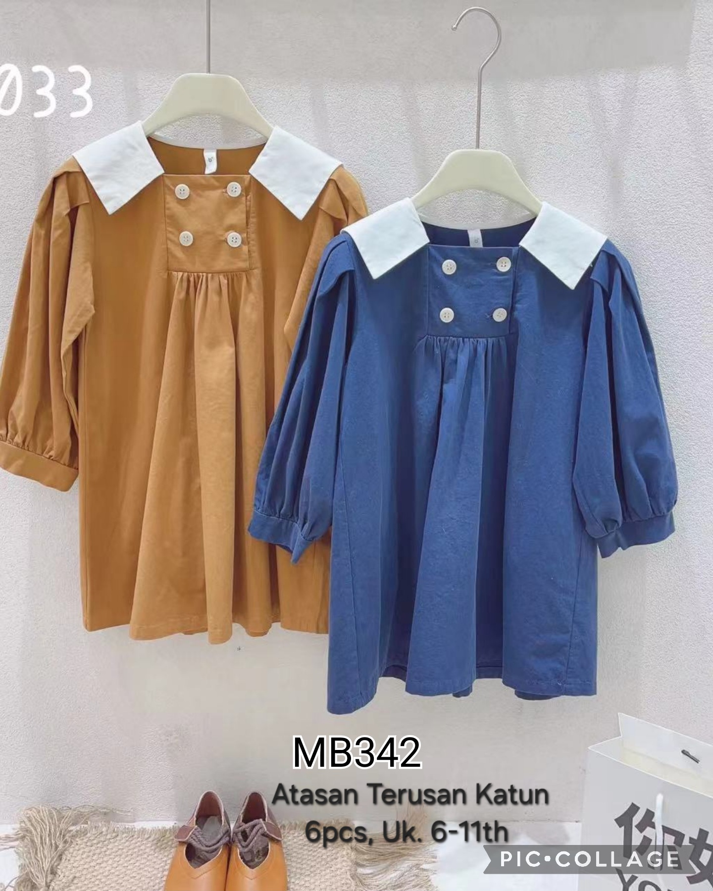 MB342-Baju Tunik Katun-Seri 6